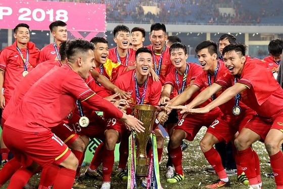 ĐT Việt Nam hồi hộp chờ đối thủ ở vòng loại hai World Cup 2022. Ảnh Minh Hoàng 