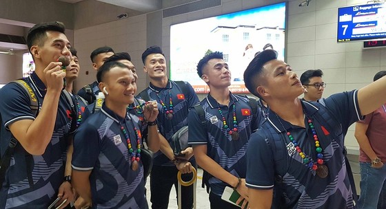 Đội tuyển U22 Việt Nam với mục tiêu HCV môn bóng đá tai kỳ SEA Games 30. Ảnh: Đoàn Nhật