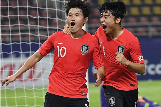 Hàn Quốc thể hiện sức mạnh trước Australia. Ảnh: AFC