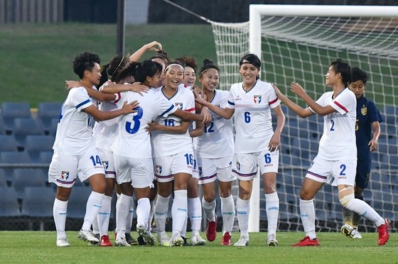 Niềm vui chiến thắng của các cô gái Đài Bắc Trung Hoa