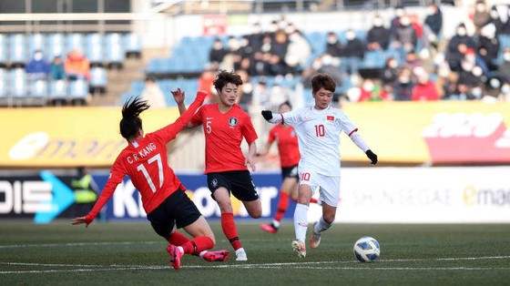 Thua Hàn Quốc 3-0, tuyển nữ Việt Nam xếp nhì vòng loại bảng A ảnh 1