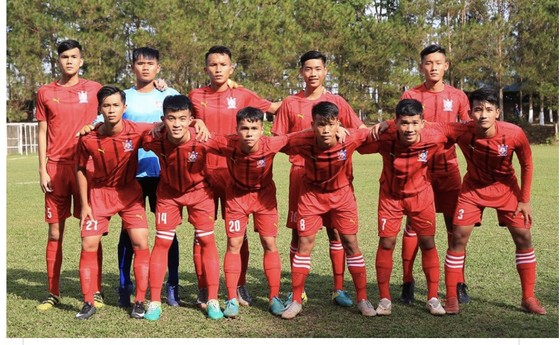Đội U19 Bình Định. Ảnh: MINH TRẦN 