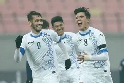U23 Uzbekistan vô địch châu Á năm 2018. Ảnh: AFP