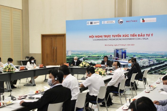Becamex IDC tổ chức Hội nghị trực tuyến xúc tiến đầu tư Italia tại Bình Dương ảnh 2