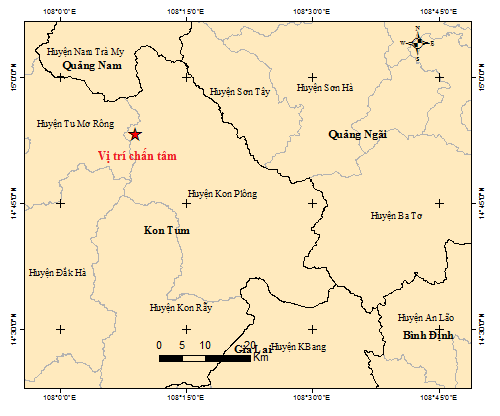 Lại xảy ra thêm 3 trận động đất ở Kon Tum  ảnh 1