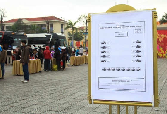 Đà Nẵng hỗ trợ xe đưa 3.000 lao động về quê đón tết ảnh 5