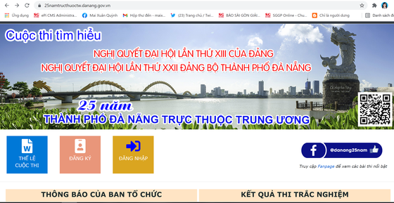 Đà Nẵng phát động cuộc thi trực tuyến tuyên truyền 25 năm trực thuộc Trung ương ảnh 1