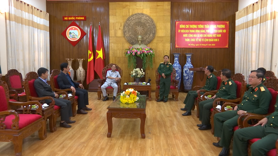 Phó Chủ tịch Quốc hội Trần Quang Phương thăm, chúc tết các lực lượng vũ trang TP Đà Nẵng ảnh 1