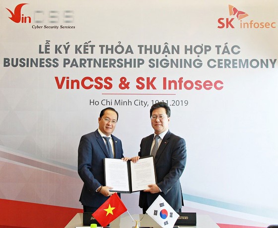 VinCSS ký thỏa thuận hợp tác an ninh mạng với SK Infosec  ảnh 1