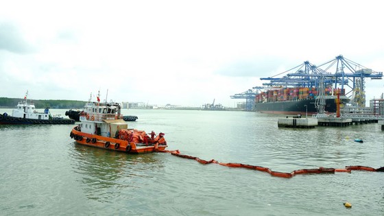 KVT diễn tập tình huống an ninh cảng biển và ứng phó sự cố tràn dầu 2020 ảnh 1