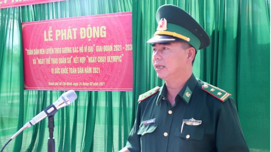 Đồn Biên phòng Cần Thạnh tổ chức 'Ngày chạy thể thao quân sự' 2021 ảnh 1