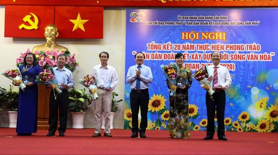 Quận Tân Bình tuyên dương điển hình khu dân cư văn hóa, phường văn minh đô thị ảnh 1