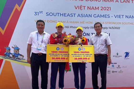 2 nữ tay chèo Hồ Thị Lý và Lê Thị Hiền đã có màn thể hiện ấn tượng tại SEA Games 31