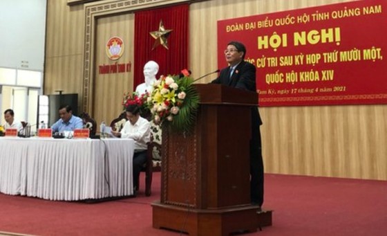 Phó Chủ tịch Quốc hội Nguyễn Đức Hải tiếp xúc cử tri tỉnh Quảng Nam ảnh 2