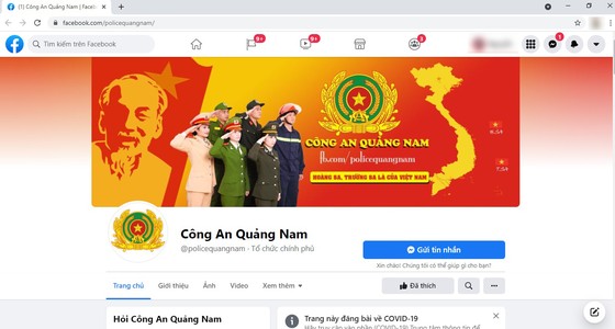 Công an Quảng Nam lập mạng trang xã hội để tương tác với người dân ảnh 1