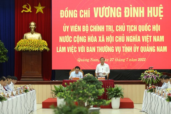 Chủ tịch Quốc hội Vương Đình Huệ: Quy mô nền kinh tế tỉnh Quảng Nam còn khiêm tốn so với tiềm năng ảnh 2
