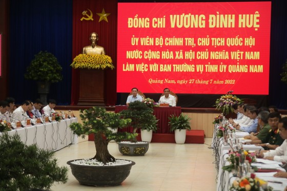Chủ tịch Quốc hội Vương Đình Huệ: Quy mô nền kinh tế tỉnh Quảng Nam còn khiêm tốn so với tiềm năng ảnh 1