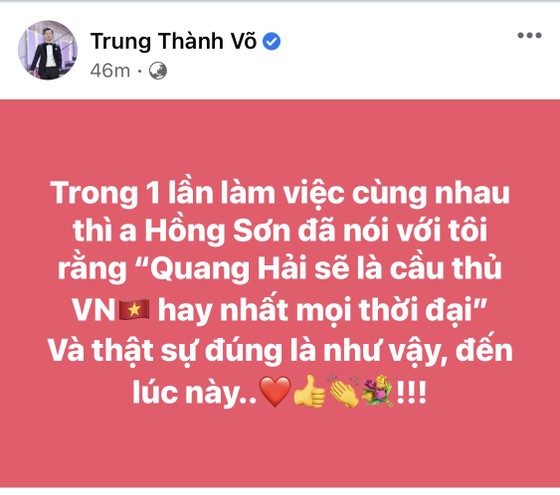 Giới nghệ sĩ thức khuya ăn mừng chiến thắng của tuyển Việt Nam ảnh 5