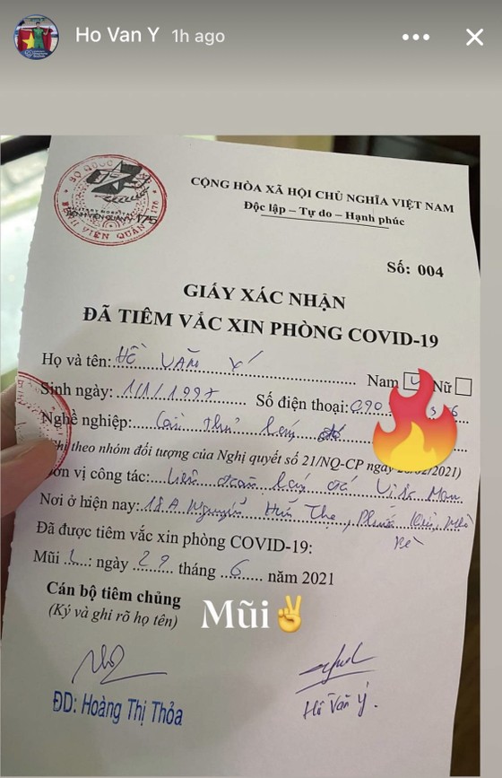 Tuyển futsal Việt Nam hoàn thành tiêm vaccine phòng Covid-19 ảnh 1