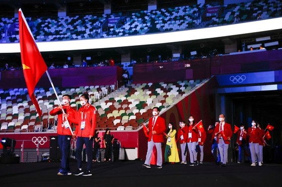Đoàn thể thao Việt Nam tham dự Olympic Tokyo 2020. Ảnh: GETTY IMAGES
