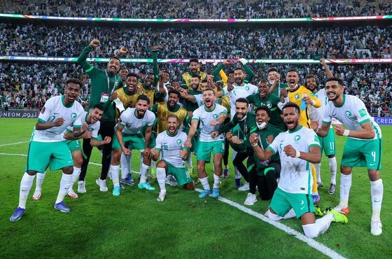 Saudi Arabia đang nắm quyền tự quyết cho tấm vé tham dự World Cup 2022. Ảnh: SAFF