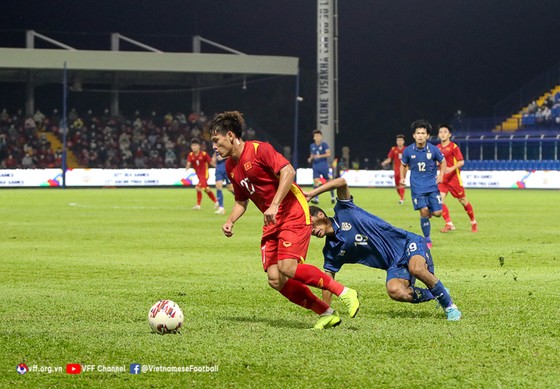Các tuyển thủ U23 Việt Nam đã vượt qua "cơn bão" Covid-19 để đánh bại Thái Lan. Ảnh: ANH TRẦN