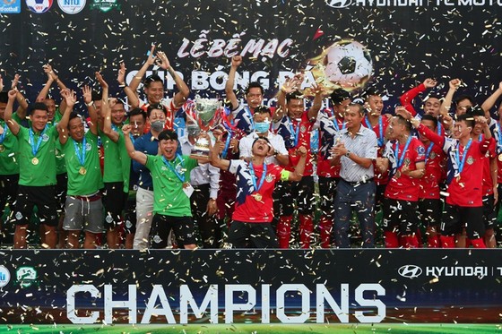 Hiệp Hoà Group vô địch VSC-S1 tổ chức ở Nha Trang vào cuối năm 2021, đầu năm 2022. Ảnh: ĐỨC MINH