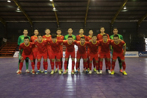 Đội tuyển futsal Việt Nam đang tập huấn ở Thái Lan. Ảnh: ANH TRẦN