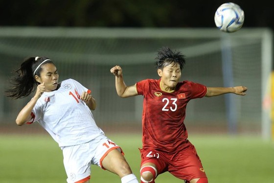 Tuyển nữ Việt Nam từng đánh bại Philippines 2-0 ở bán kết SEA Games 2019