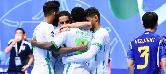 Saudi Arabia bất ngờ đánh bại Nhật Bản ở trận ra quân Futsal Asian Cup 2022. ẢNH: AFC