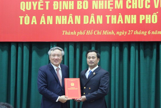 ​Bổ nhiệm ông Lê Thanh Phong làm Chánh án TAND TPHCM ảnh 1