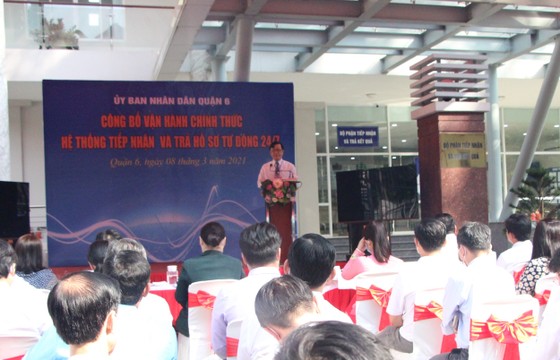 Quận 6: Vận hành hệ thống tiếp nhận và trả hồ sơ tự động 24/7 ảnh 1