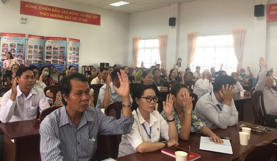 Cử tri thống nhất giới thiệu đồng chí Phan Thị Thắng ứng cử ĐB HĐND TPHCM ảnh 2