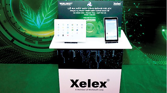 Máy tính bảng Xelex phục vụ phát triển kinh tế nông thôn ảnh 1