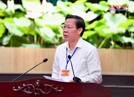Tổng Bí thư Nguyễn Phú Trọng thăm và làm việc với Thành ủy TPHCM ảnh 9