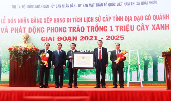 Bình Định phát động trồng 1 triệu cây xanh tại khu địa đạo Gò Quánh ảnh 1