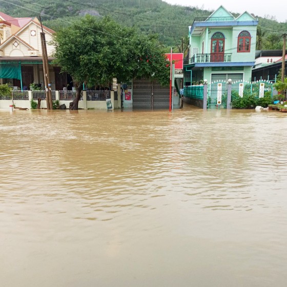 Mưa lũ tiếp tục gây sạt lở, ngập lụt hàng ngàn nhà dân ở Bình Định ảnh 4