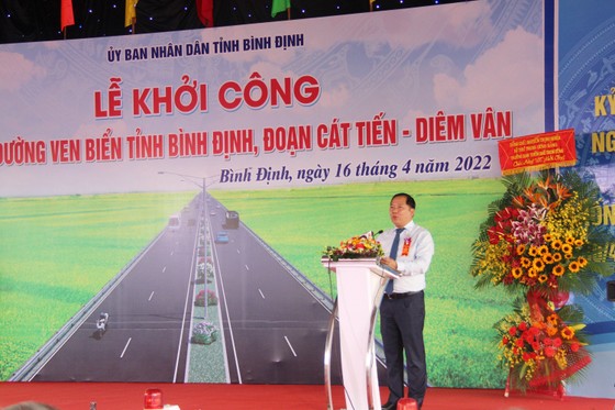 Bình Định khởi công tuyến đường ven đầm Thị Nại với tổng vốn trên 2.600 tỷ đồng ảnh 2
