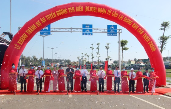 Bình Định: Khánh thành tuyến đường ven biển Hoài Nhơn ảnh 1