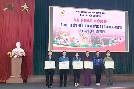 Quảng Nam phát động cuộc thi tìm hiểu Lịch sử Đảng bộ tỉnh Quảng Nam 90 năm qua Internet ảnh 1