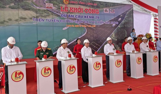 Long An khởi công dự án Cầu Kênh 79 ảnh 1