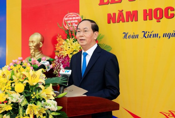 Lãnh đạo Đảng, Nhà nước chung vui với giáo viên, học sinh cả nước nhân khai giảng năm học 2017-2018 ảnh 2