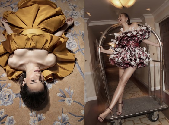 Thanh Hằng, Hồ Ngọc Hà cùng xuất hiện trên Vogue Pháp ảnh 6