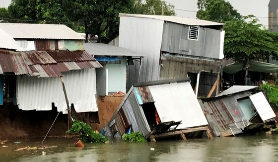 Sạt lở nghiêm trọng khiến 15 hộ dân tại An Giang phải di dời khẩn cấp ảnh 2