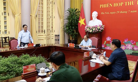 Chủ tịch nước Nguyễn Xuân Phúc chủ trì Phiên họp thứ hai Hội đồng Quốc phòng và An ninh ảnh 2