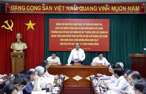 Dự thảo Đề án Chiến lược xây dựng và hoàn thiện Nhà nước pháp quyền xã hội chủ nghĩa Việt Nam đã đạt được sự đồng thuận, thống nhất rất cao ảnh 2