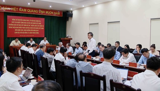 Dự thảo Đề án Chiến lược xây dựng và hoàn thiện Nhà nước pháp quyền xã hội chủ nghĩa Việt Nam đã đạt được sự đồng thuận, thống nhất rất cao ảnh 3