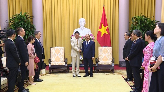 Chủ tịch nước Nguyễn Xuân Phúc tiếp cựu Đại sứ đặc biệt Việt Nam - Nhật Bản ảnh 1