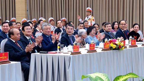 Tổng Bí thư Nguyễn Phú Trọng dự kỷ niệm 30 năm tái lập Văn phòng Chủ tịch nước  ​ ảnh 6