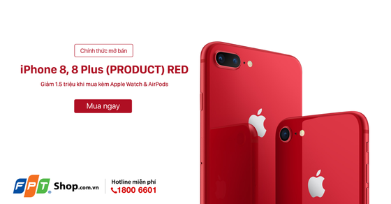 FPT Shop và F.Studio By FPT chính thức bán Phone 8/8 Plus RED  ảnh 1